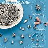   120Pcs 12 Styles Tibetan Style Alloy Beads FIND-PH0018-86-4