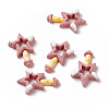 Opaque Resin Cabochons RESI-G036-G04-1