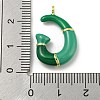 Brass Enamel Pendants KK-E093-03G-G-3