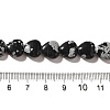 Natural Snowflake Obsidian Beads Strands X-G-R190-10mm-51-5