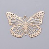 Iron Butterfly Filigree Pendants IFIN-P003-03-2