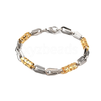 201 Stainless Steel Link Chain Bracelets BJEW-B078-112GP-1