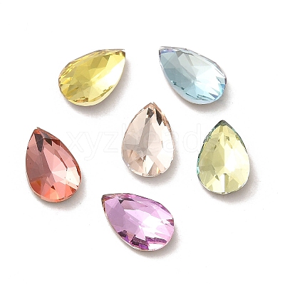 Glass Rhinestone Cabochons RGLA-P037-11B-D-1