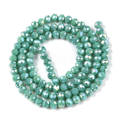 Electroplate Glass Beads Strands LS-EGLA-A044-P3mm-B31-1