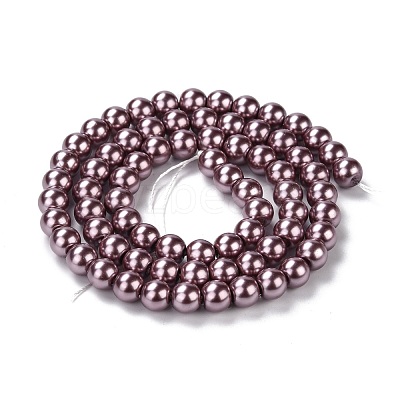 Eco-Friendly Grade A Glass Pearl Beads HY-J002-6mm-HX023-1