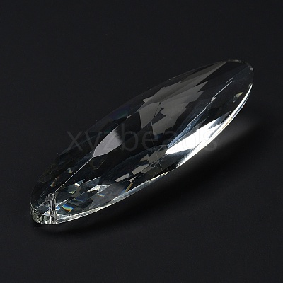 Transparent Glass Pendants GLAA-R223-04C-1