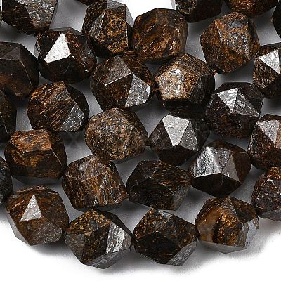 Natural Bronzite Beads Strands G-Z119-A30-03-1