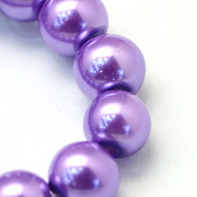 Baking Paint Glass Pearl Bead Strands HY-Q003-3mm-27-1