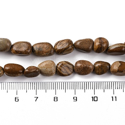 Natural Picture Jasper Beads Strands LS-G-G146-A01-01-1