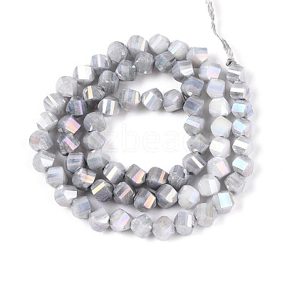 Anti-Tarnish Electroplate Glass Beads Strands GLAA-T025-6mm-14A-1