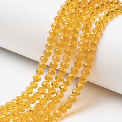 Glass Beads Strands EGLA-A034-T8mm-D17-1