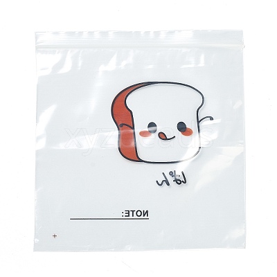 Rectangle Plastic Zip Top Candy Bag OPP-M004-02A-1