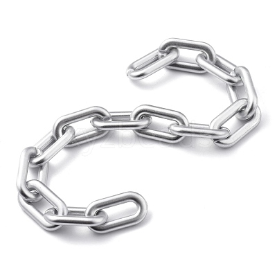 Handmade Spray Painted CCB Plastic Cable Chains AJEW-JB00729-03-1