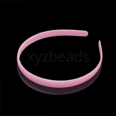 Hair Accessories Plain Plastic Hair Band Findings OHAR-N005-01E-1