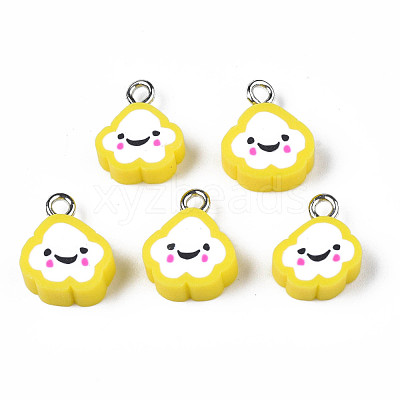 Handmade Polymer Clay Charms CLAY-N006-37B-01H-1