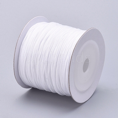 Nylon Braided Cord for Woven Jewelry Making Macrame Craft NWIR-D055-0.6mm-03-1