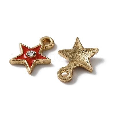 Zinc Alloy Enamel Charms ENAM-TAC0002-51C-1