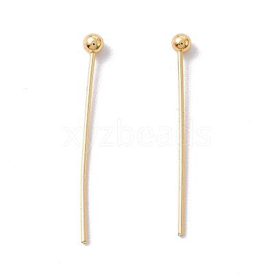 Brass Ball Head Pins KK-WH0058-02A-G01-1