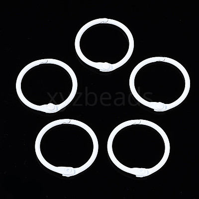 Spray Painted Iron Split Key Rings IFIN-T017-01M-1