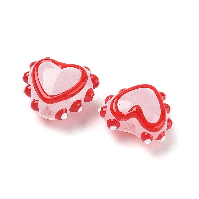 Handmade Lampwork Bumpy Beads LAMP-D003-01B-1