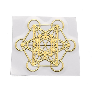Self Adhesive Brass Stickers DIY-I044-06G-1