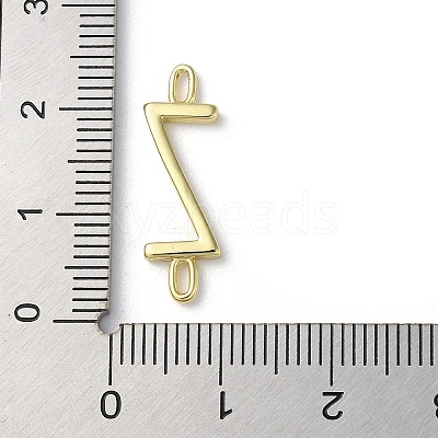 Rack Plating Brass Connector Charms KK-P245-07G-Z-1