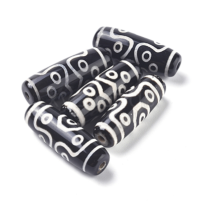 Tibetan Style 11-Eye dZi Beads TDZI-D008-11-1