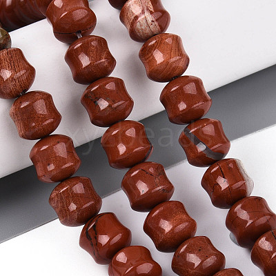 Natural Red Jasper Beads Strands G-N353-06A-04-1