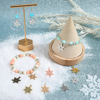 70Pcs 7 Colors Alloy Pendants FIND-SC0011-94-1