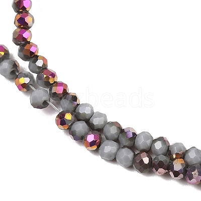 Electroplate Glass Beads Stradns EGLA-H114-02A-03-1