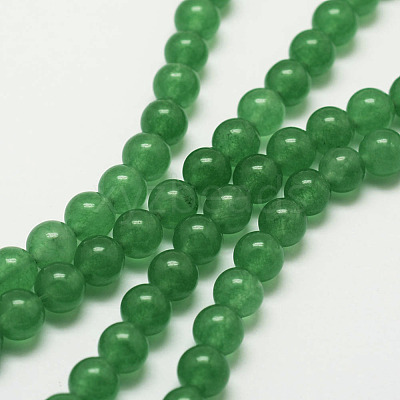 Natural Green Aventurine Bead Strands G-P281-01-10mm-1