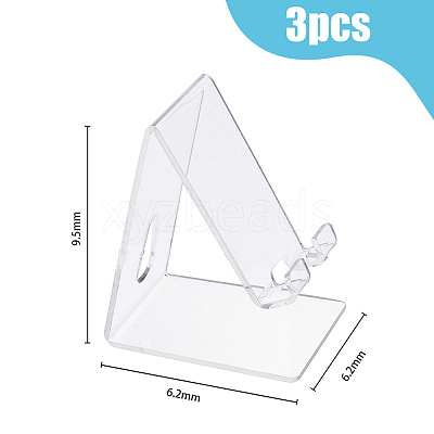 Acrylic Mobile Phone Holders LS-AJEW-WH0258-580-1