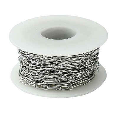 Non-Tarnish 304 Stainless Steel Chains CHS-G017-07P-1