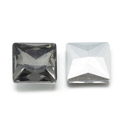 Pointed Back Glass Rhinestone Cabochons RGLA-T027-8x8mm-07-1