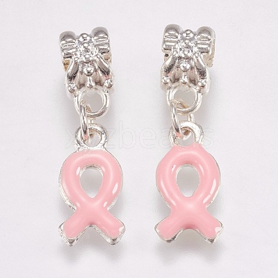 Metal Alloy European Dangle Pendants X-MPDL-H062-1-1