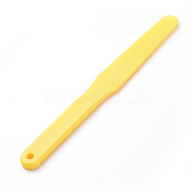 Plastic Oil Painting Scraper Knife AJEW-WH0104-38D-1