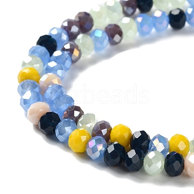 Glass Beads Strands EGLA-A034-M6mm-54-1