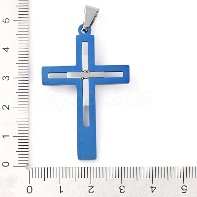 304 Stainless Steel Pendants STAS-O108-67-1