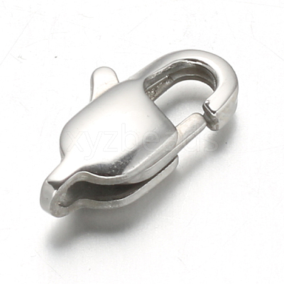 Tarnish Resistant 304 Stainless Steel Lobster Claw Clasps X-STAS-F094-05C-P-1