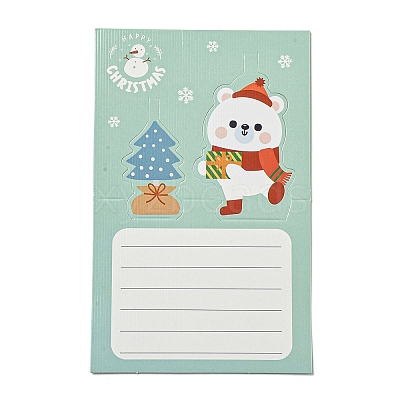 Christmas Paper Congratulation Card X1-DIY-B080-04-1