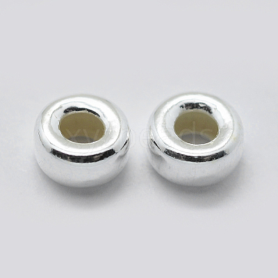 925 Sterling Silver Spacer Beads STER-K171-39S-04-1