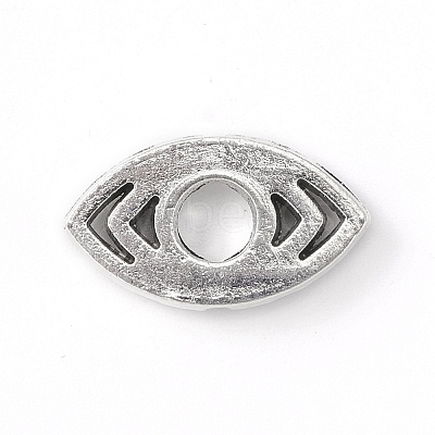 Tibetan Style Alloy Bead Frame LS-TIBE-WH0002-08AS-1