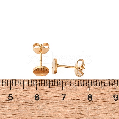 304 Stainless Steel Stud Earring Findings STAS-H436-21G-04-1