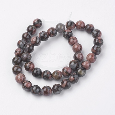Natural Glaucophane Beads Strands G-F560-10mm-C01-1