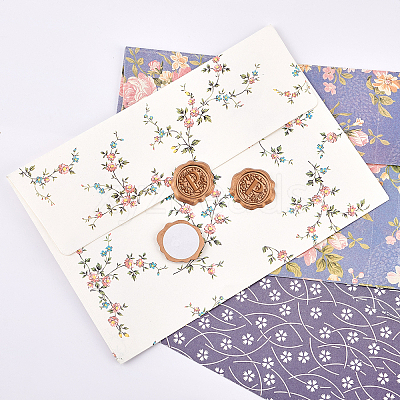 Adhesive Wax Seal Stickers DIY-CP0002-86P-1