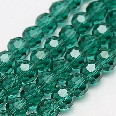 Glass Beads Strands EGLA-J042-8mm-13-1