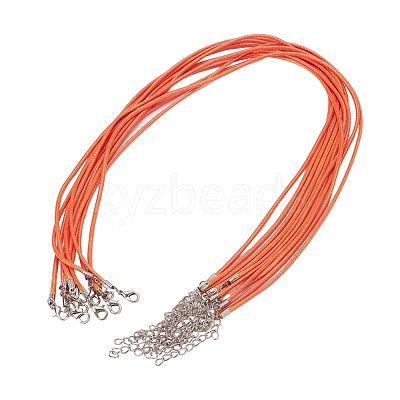 Waxed Cord Necklace Making X-NCOR-T001-32-1
