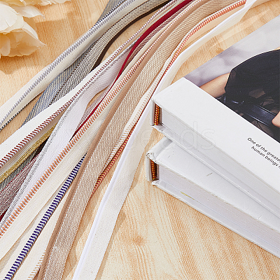 14Pcs 14 Styles Polycotton & Polyester Ribbon OCOR-FH0001-35A-1