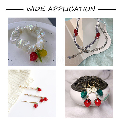 35Pcs 7 Style Handamde Bumpy Lampwork Beads LAMP-CD0001-11-1