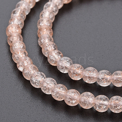 Crackle Glass Beads Strands GLAA-S192-B-006F-1